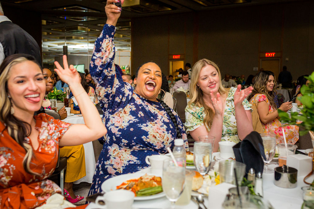Corporate event photography documenting a company gathering in Philadelphia