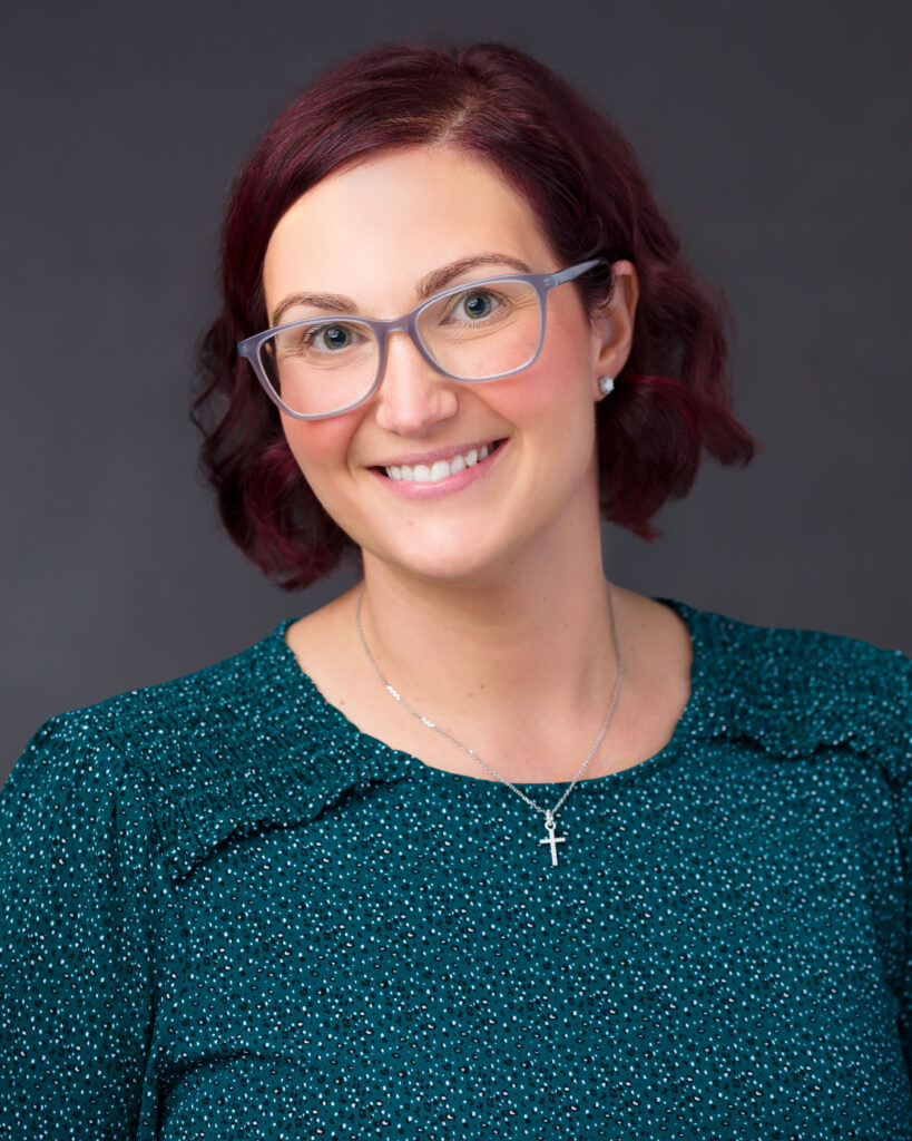 On-location professional headshot lit with Hedgerow's mobile studio setup