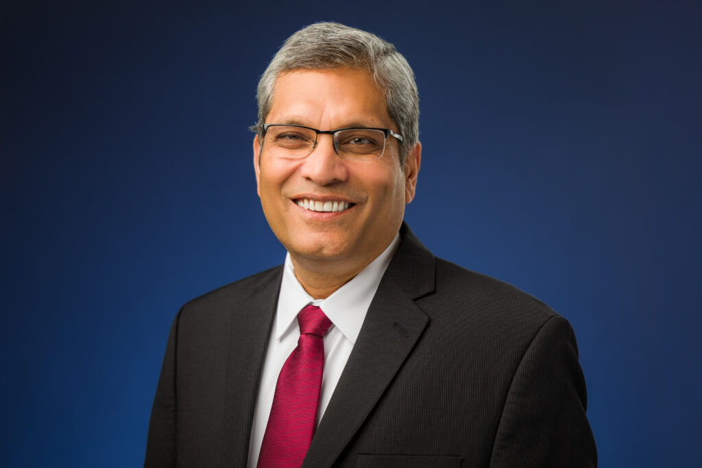 Executive headshot for Resolution Life, photographed on-site